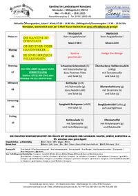 Men&uuml;plan LRA 2025 KW02